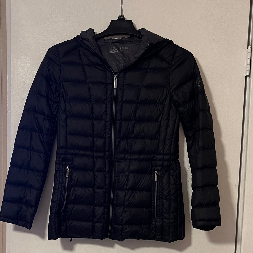 Michael Kors Women's Quilted Black Puffer Coat